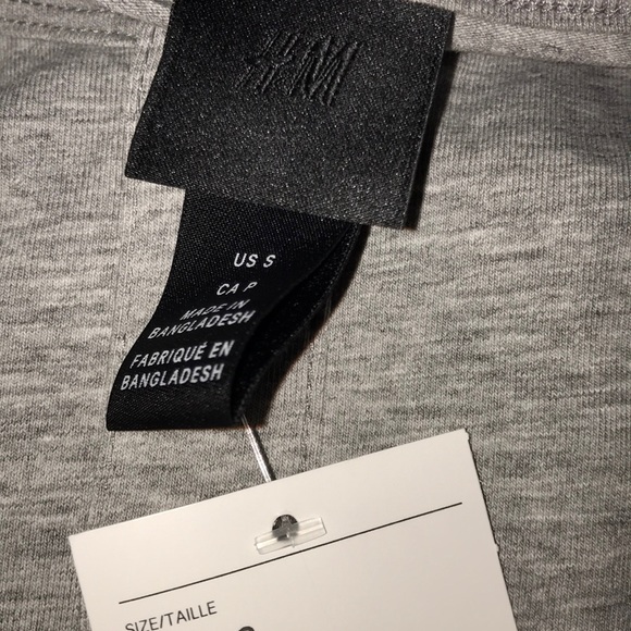 HM slim fit button tee grey and black never used! - Picture 3 of 3